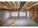 Two-car garage with unfinished interior at 4025 Casa Verde Dr, Atlanta, GA 30349