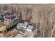 Aerial view of house, highlighting its private wooded lot at 3939 Hamilton Mill Rd, Buford, GA 30519
