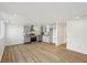 Modern basement kitchen with stainless steel appliances and light wood cabinets at 3939 Hamilton Mill Rd, Buford, GA 30519