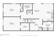 Floor plan showing 2 bedrooms, office, kitchen and bathrooms at 3939 Hamilton Mill Rd, Buford, GA 30519