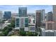 Aerial view of a modern highrise building in a city setting at 40 12Th Ne St # 1903, Atlanta, GA 30309