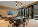 Bright dining area with large table and chairs at 40 12Th Ne St # 1903, Atlanta, GA 30309