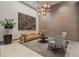 Stylish lobby with comfortable seating and modern art at 40 12Th Ne St # 1903, Atlanta, GA 30309