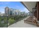 Expansive pool deck overlooking city skyline at 40 12Th Ne St # 1903, Atlanta, GA 30309