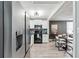 Modern kitchen with stainless steel appliances and granite countertops at 1617 Church Ne St, Conyers, GA 30012