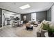 Open living room with modern decor and kitchen view at 1617 Church Ne St, Conyers, GA 30012