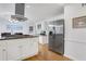 Bright kitchen featuring a large stainless steel refrigerator and updated appliances at 2225 Mountain Creek Dr, Tucker, GA 30087