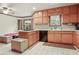 Spacious kitchen featuring ample cabinetry and an island at 3985 W Stubbs Rd, Atlanta, GA 30349