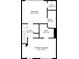 Upstairs floor plan featuring bedrooms, bathrooms, and walk in closet at 3742 Berkeley Xing, Duluth, GA 30096