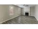 Living room with fireplace and hardwood floors at 3886 Cedar Trace Ln, Ellenwood, GA 30294