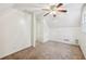 Charming bedroom with a ceiling fan and carpet at 19 Roving Hills Cir, Cartersville, GA 30121