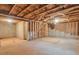 Unfinished basement with exposed framing and plumbing at 157 Parkview Place Dr, Mcdonough, GA 30253