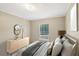 Bedroom with light and airy feel and neutral decor at 248 Billy Bullock Rd, Dallas, GA 30157