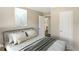 Bedroom with ensuite bathroom and neutral decor at 248 Billy Bullock Rd, Dallas, GA 30157