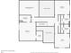 Second floor plan showing bedroom, bathrooms, closets, storage, and office space at 1250 Atherton Park, Roswell, GA 30076