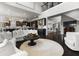 Open-concept living room, seamlessly blending the kitchen with a comfortable seating area at 1250 Atherton Park, Roswell, GA 30076