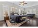 Bedroom featuring a detailed rug, elegant furniture, and shutters at 1250 Atherton Park, Roswell, GA 30076