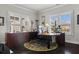 Bright home office with hardwood floors and ample natural light at 1250 Atherton Park, Roswell, GA 30076