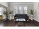 Sitting area in a bedroom with shutters and views to the exterior at 1250 Atherton Park, Roswell, GA 30076