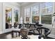 Sitting Room with a view of the backyard, elegant décor, and lots of light at 1250 Atherton Park, Roswell, GA 30076