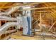 Attic with HVAC unit and ductwork at 3781 Anneewakee Rd, Douglasville, GA 30135
