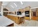 Modern kitchen featuring a large island and ample cabinetry at 3781 Anneewakee Rd, Douglasville, GA 30135