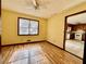 Bright dining area with hardwood floors and kitchen access at 5615 Pennybrook Ct, Stone Mountain, GA 30087