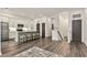 Modern kitchen with white cabinets, a large island, and stainless steel appliances at 137 Devore Rd, Alpharetta, GA 30009