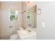 Simple bathroom with vanity, toilet and mirror at 3141 Bellgreen Way, Decatur, GA 30032