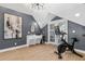 Bright exercise room with gym equipment and an open view to the outside at 1290 Pasadena Ne Ave, Atlanta, GA 30306