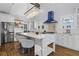 Spacious kitchen with a large island, modern appliances, and bright white cabinets at 1290 Pasadena Ne Ave, Atlanta, GA 30306