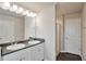 Bathroom with double vanity and shower at 161 Parkview Place Dr, Mcdonough, GA 30253
