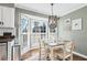 Charming breakfast nook with a window seat and built-in shelving at 275 Trowbridge Ln, Lawrenceville, GA 30043
