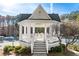 White gazebo with tennis courts in background at 275 Trowbridge Ln, Lawrenceville, GA 30043