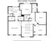 Second floor plan with bedrooms, bathrooms and laundry at 275 Trowbridge Ln, Lawrenceville, GA 30043