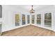 Bright breakfast nook with hardwood floors and backyard access at 3110 Haverhill Ne Cv, Conyers, GA 30012