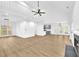 Open living space with hardwood floors and high ceilings at 3110 Haverhill Ne Cv, Conyers, GA 30012