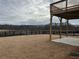 The backyard offers space, privacy and a scenic view at 5043 Baywood Ln, Woodstock, GA 30188