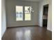 Dining Room features hardwood floors and modern chandelier at 5043 Baywood Ln, Woodstock, GA 30188