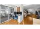 Inviting living room boasts hardwood floors, a workstation, and access to a serene outdoor patio at 2732 Suwanee Se Way, Marietta, GA 30067