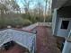 Back deck partially covered with fabric at 1821 N Oak Dr, Lawrenceville, GA 30044