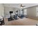 Home gym with exercise equipment and carpet flooring at 5060 Lloyd Ln, Cumming, GA 30040