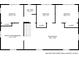 Upstairs floor plan shows bedroom layout and bonus room at 3944 New Hope Church Se Rd, Acworth, GA 30102