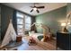 Cozy bedroom with a teepee and a playful design at 418 Townly, Alpharetta, GA 30009