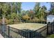 Fenced dog park with green grass, providing a secure area for pets to play at 418 Townly, Alpharetta, GA 30009