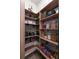 Well-organized pantry with custom shelves and storage baskets at 418 Townly, Alpharetta, GA 30009