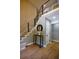 Inviting foyer features modern staircase and decor at 4395 Woodland Brook Se Dr, Atlanta, GA 30339