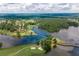 Aerial view of golf course and lake community at 9801 Waters Edge Pointe, Villa Rica, GA 30180