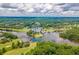 Aerial view of a lake and golf course community at 9801 Waters Edge Pointe, Villa Rica, GA 30180