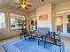 Spacious screened porch with access to backyard at 9801 Waters Edge Pointe, Villa Rica, GA 30180